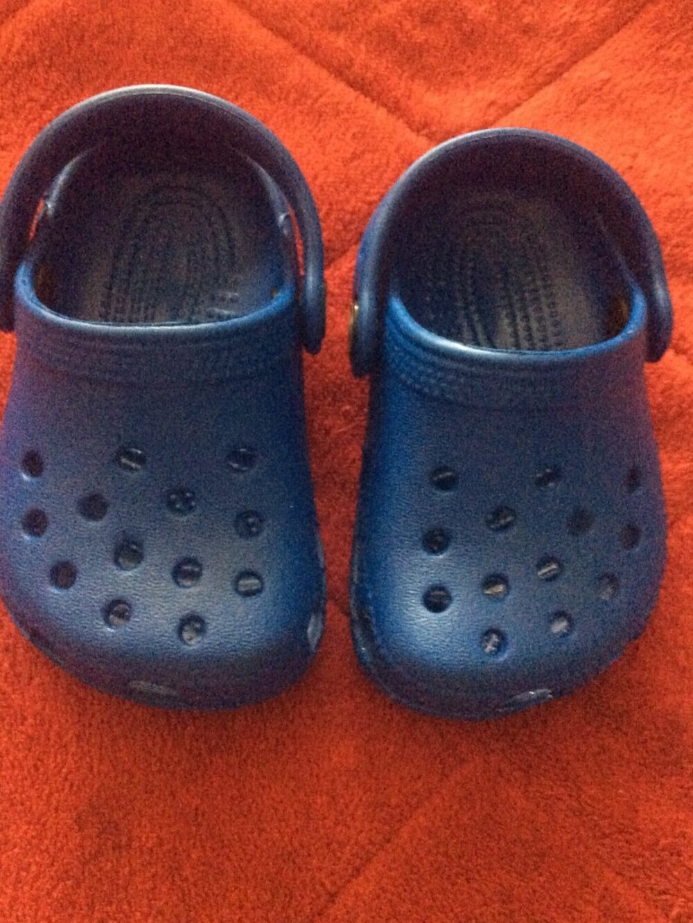 Toddler's Royal Blue Crocs Size 2/3